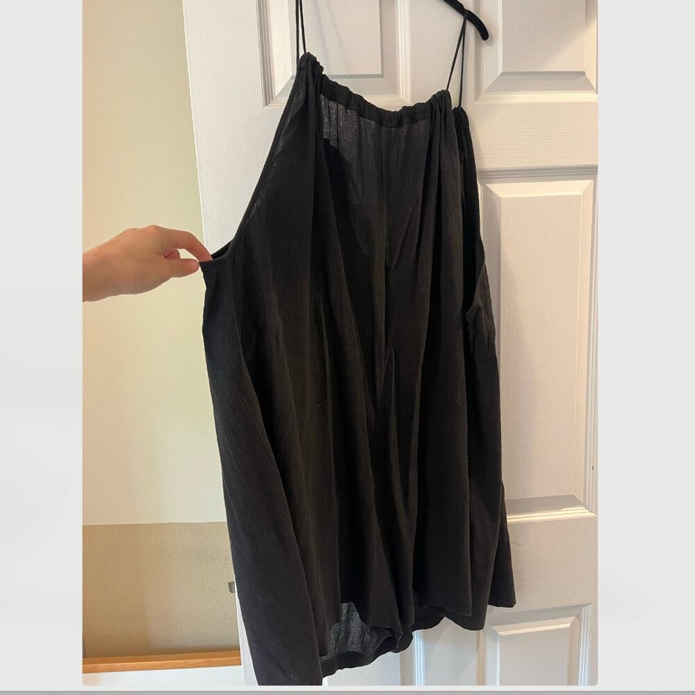 Are Studio (Rare!!) Black Linen Romper